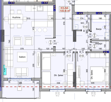 Banesa K5-A6 - 100.8m²